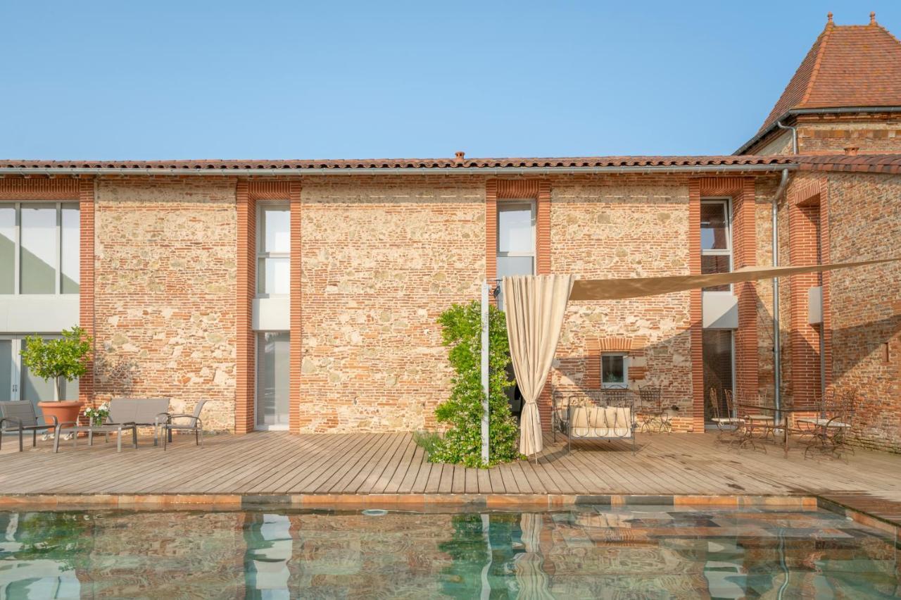 Hotel Escons Domaine De Charme Saint-Sulpice-sur-Leze Zewnętrze zdjęcie